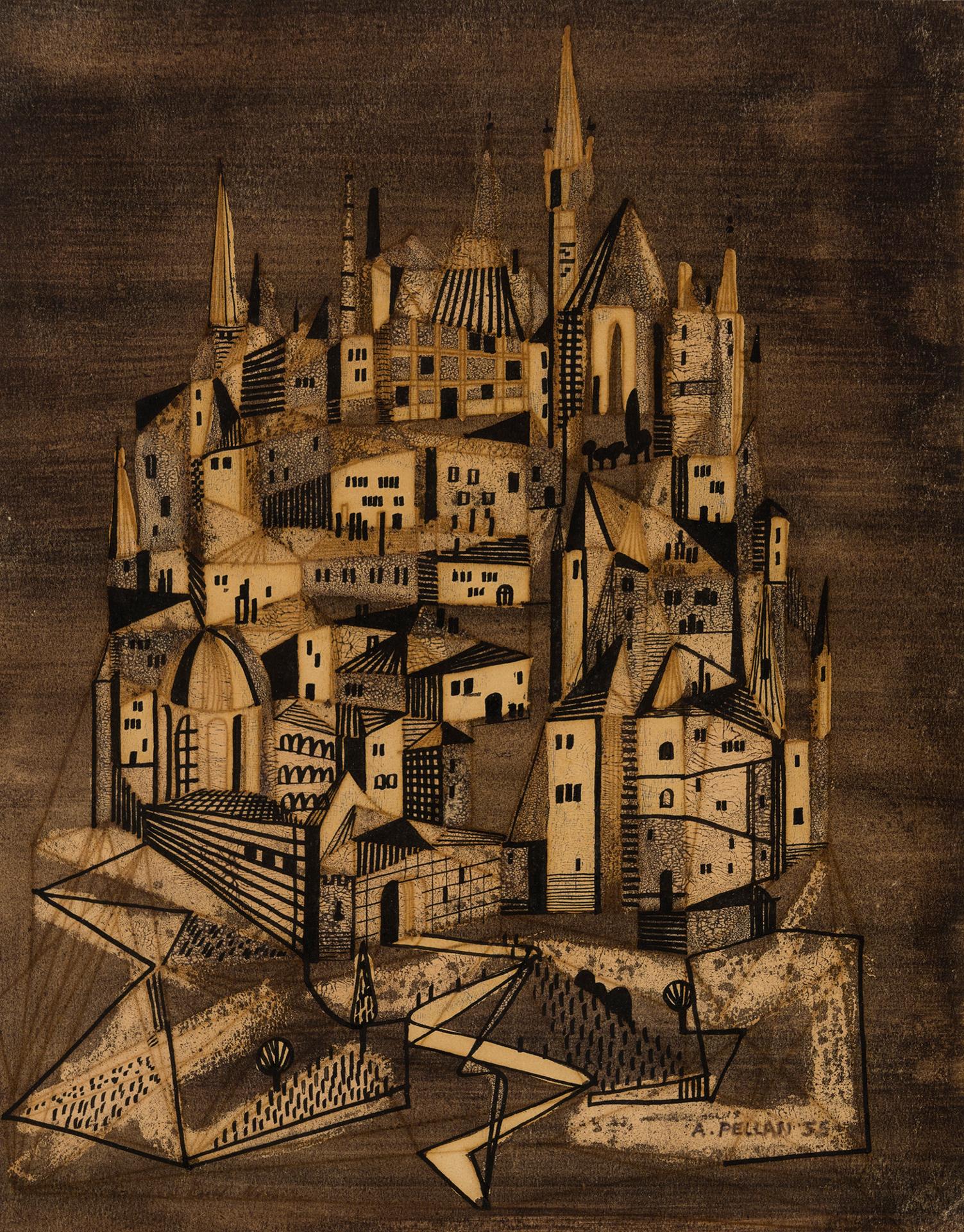 Alfred Pellan (1906-1988) - Sans titre / Untitled, 1955