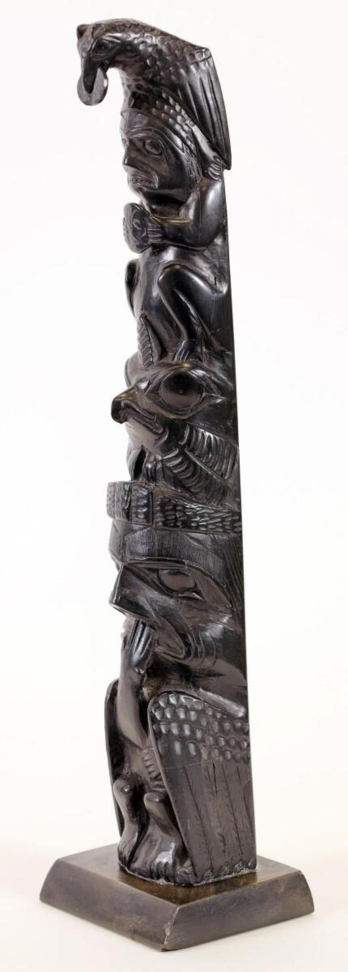 Captain Andrew Brown Owt'Iwans (1879-1962) - Four Figure Totem Pole; Ca 1910-30