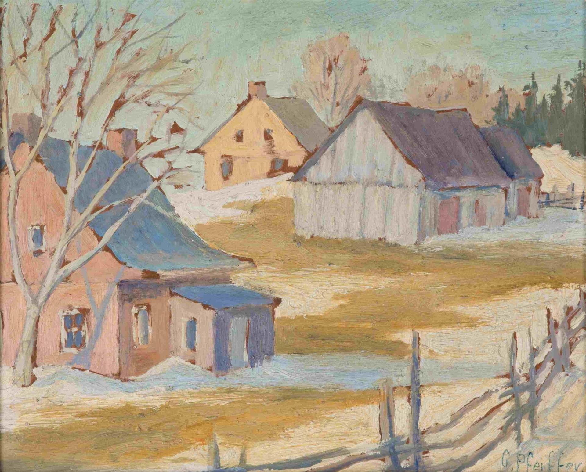 Gordon Edward Pfeiffer (1899-1983) - Untitled (Spring Thaw)