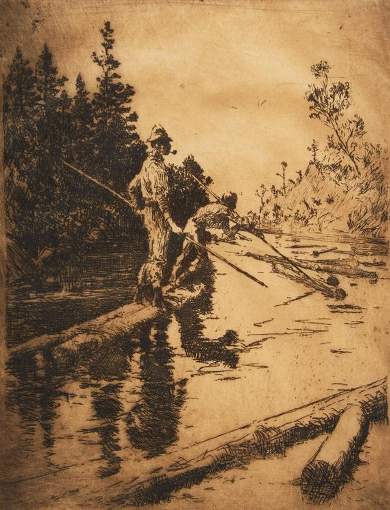 Frank Weston Benson (1862-1951) - River Drifters (River Drivers)