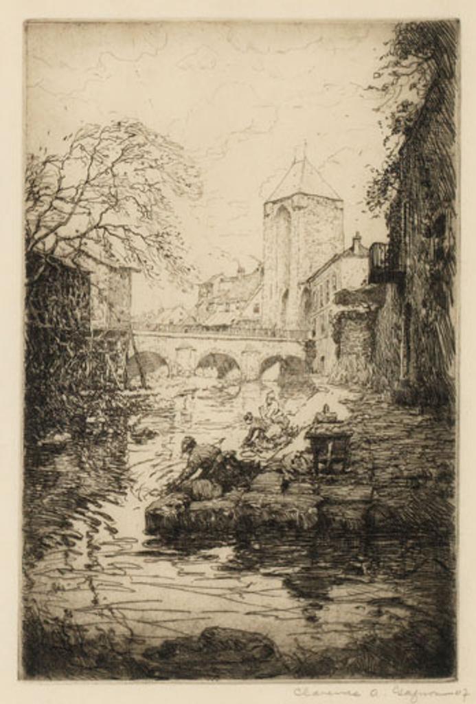 Clarence Alphonse Gagnon (1881-1942) - Porte de Bourgogne, Moret-sur-Loing