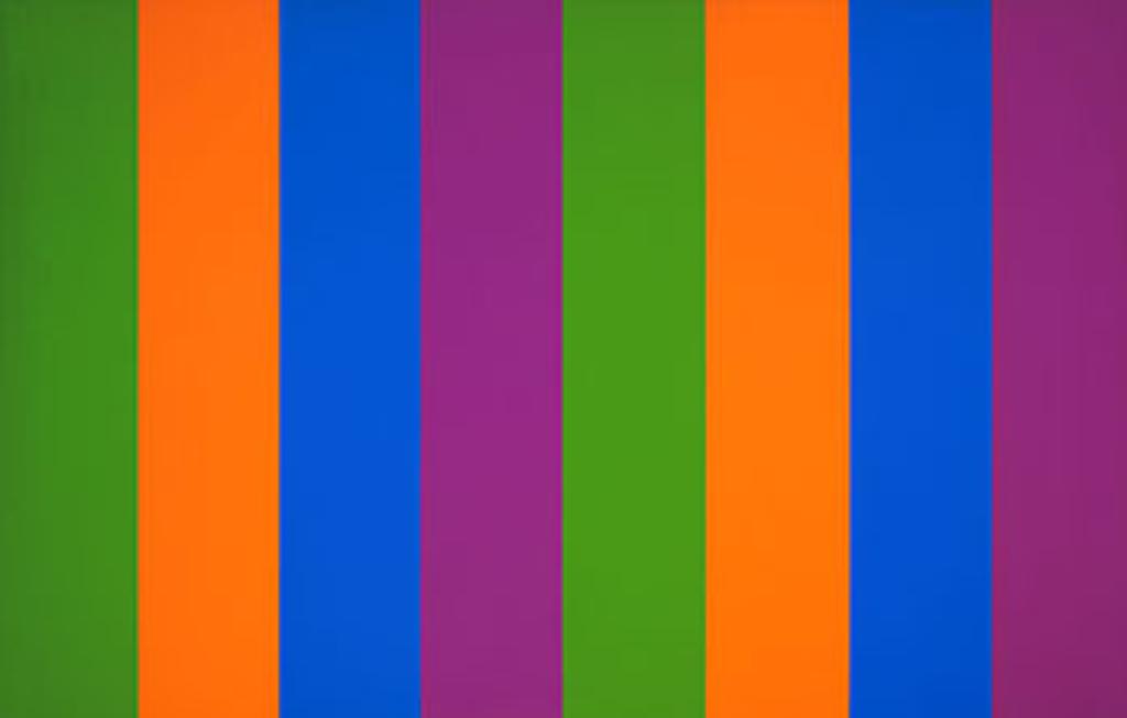 Guido Molinari (1933-2004) - Sériel vert-violet