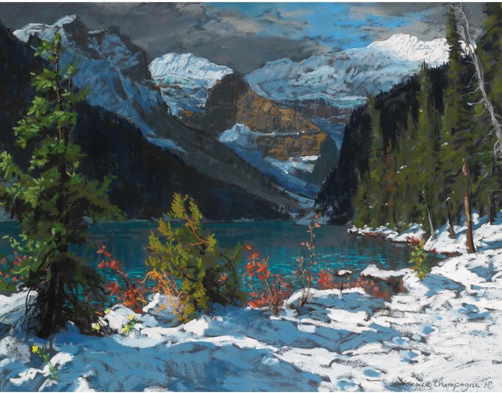 Horace Champagne (1937) - Fresh Clean White Snow, Lake Louise