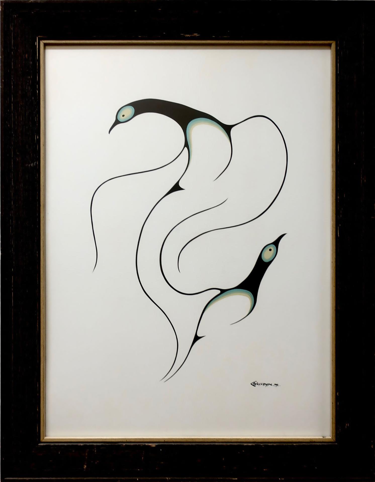 Clemence Wescoupe (1951-2018) - Untitled (Love Birds)