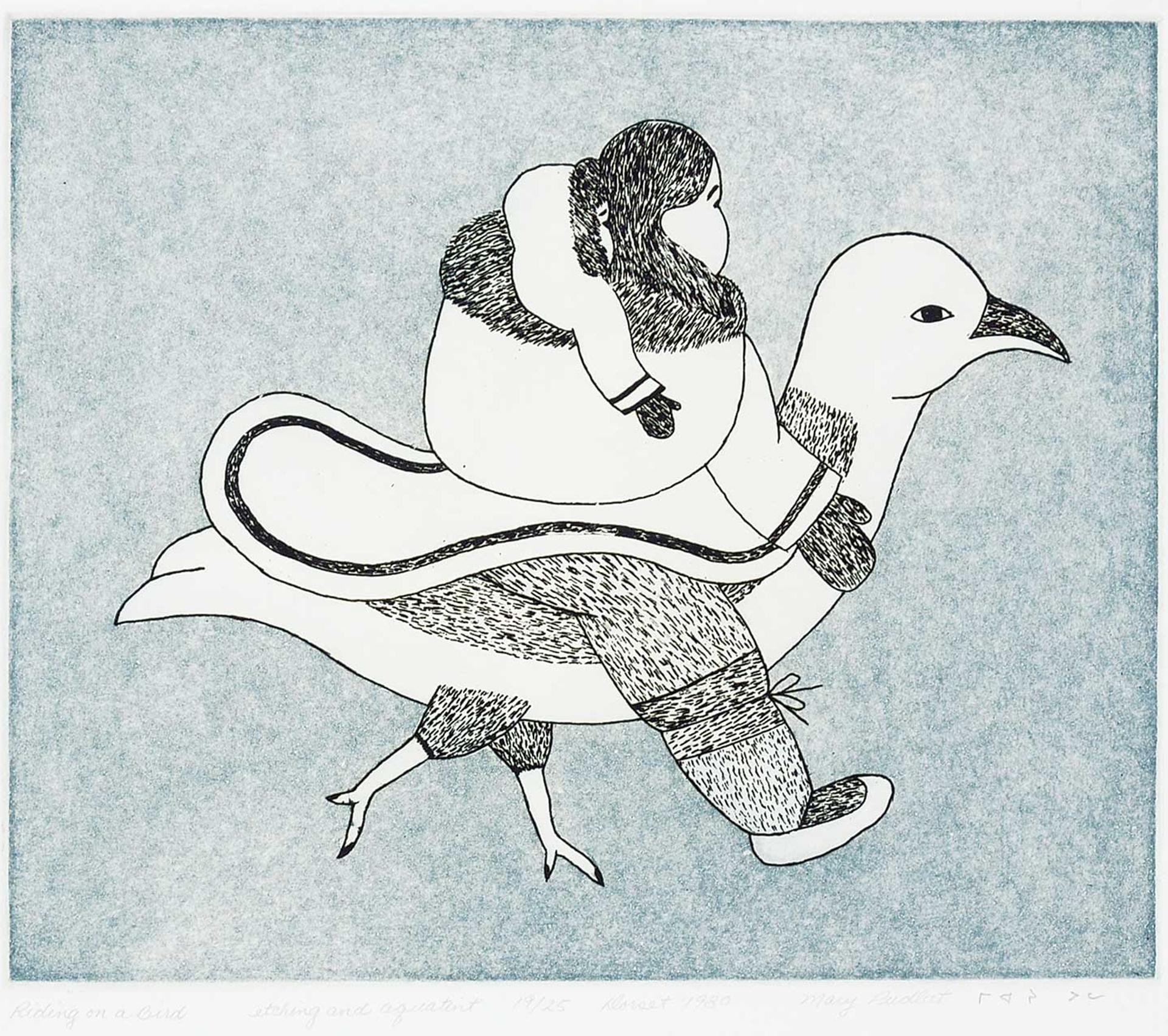 Mary (Samuellie) Pudlat (1923-2002) - Riding on a Bird  #19/25