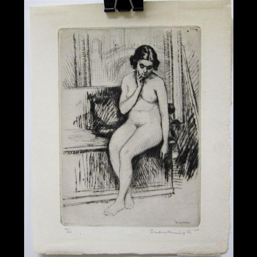 Franklin Milton Armington (1876-1941) - Songeuse; Marie