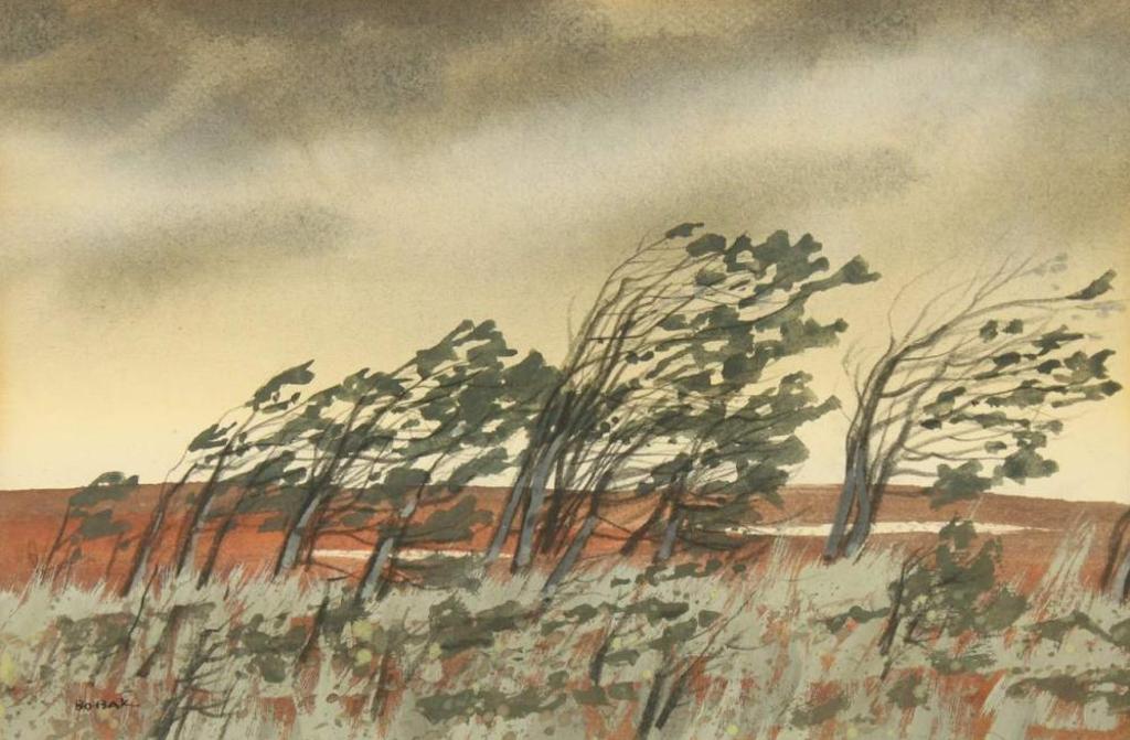 Bruno Joseph Bobak (1923-2012) - Cape Tormentine