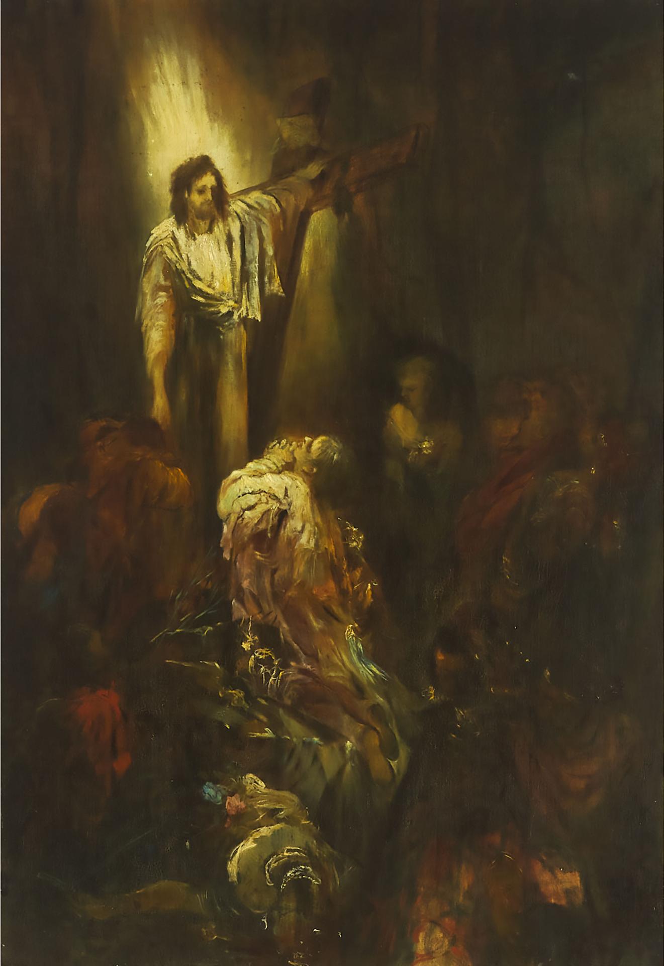 Fritz von Uhde - Christ Appearing To The Disciples