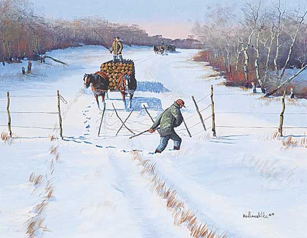 Ken Lonechild (1960-2017) - Untitled - Opening the Gate