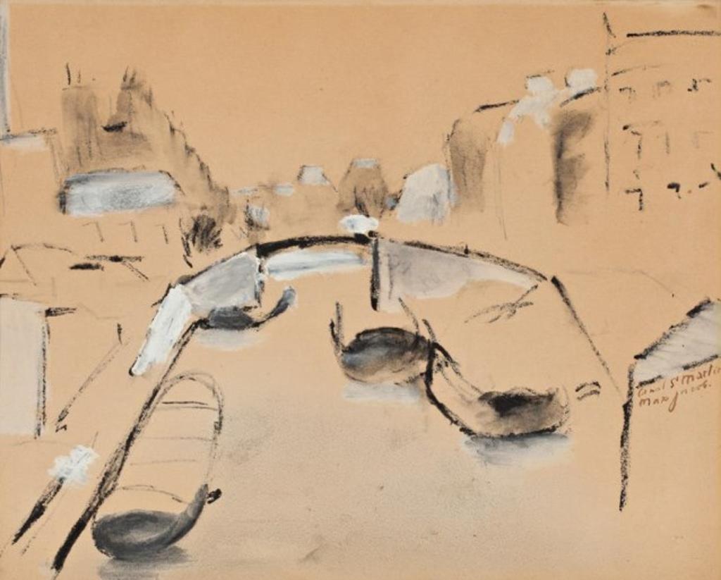 Max Jacob (1876-1944) - Le Canal St. Martin, Paris