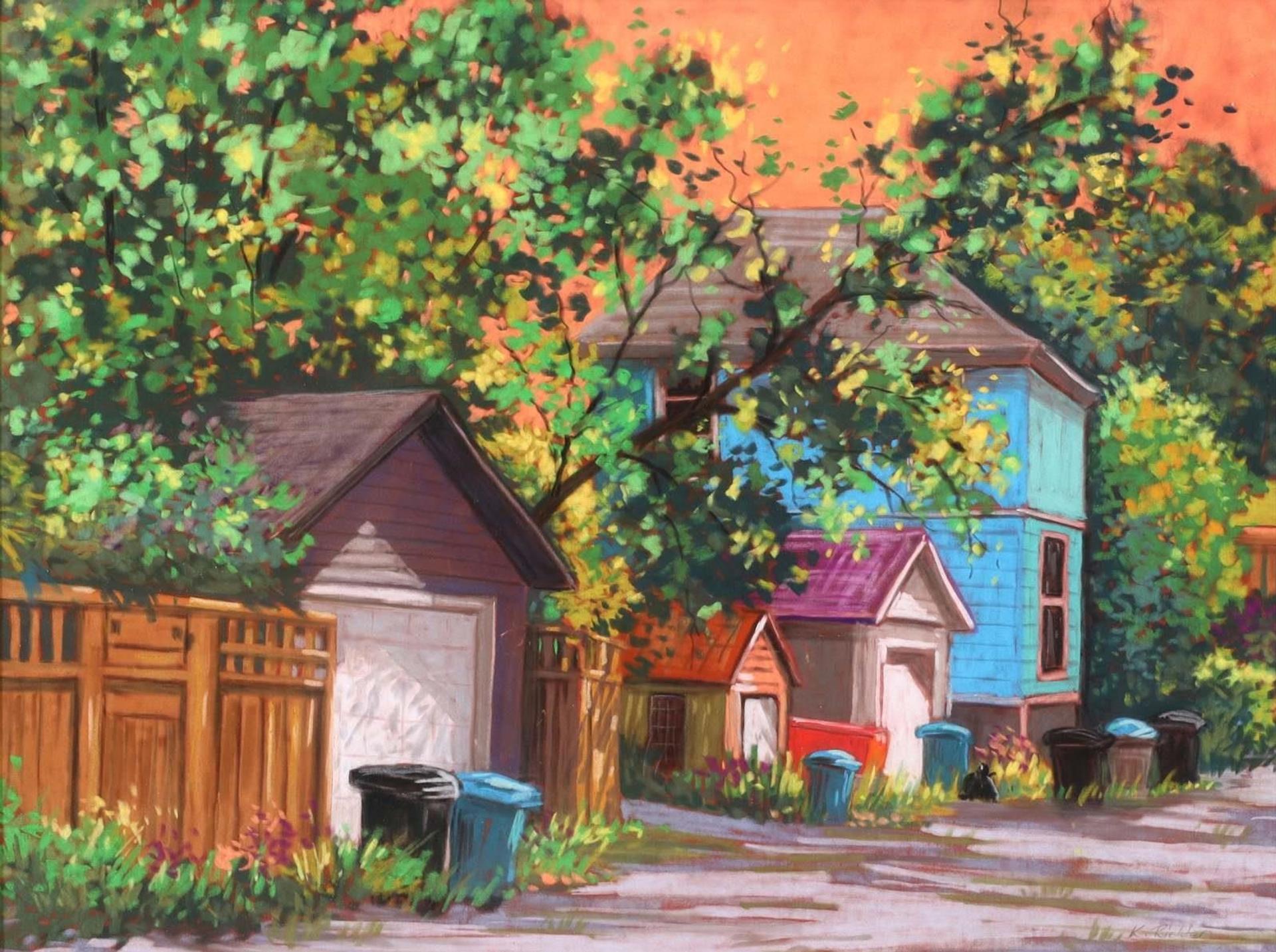 Karin Richter (1950) - Sunset Alley Stroll