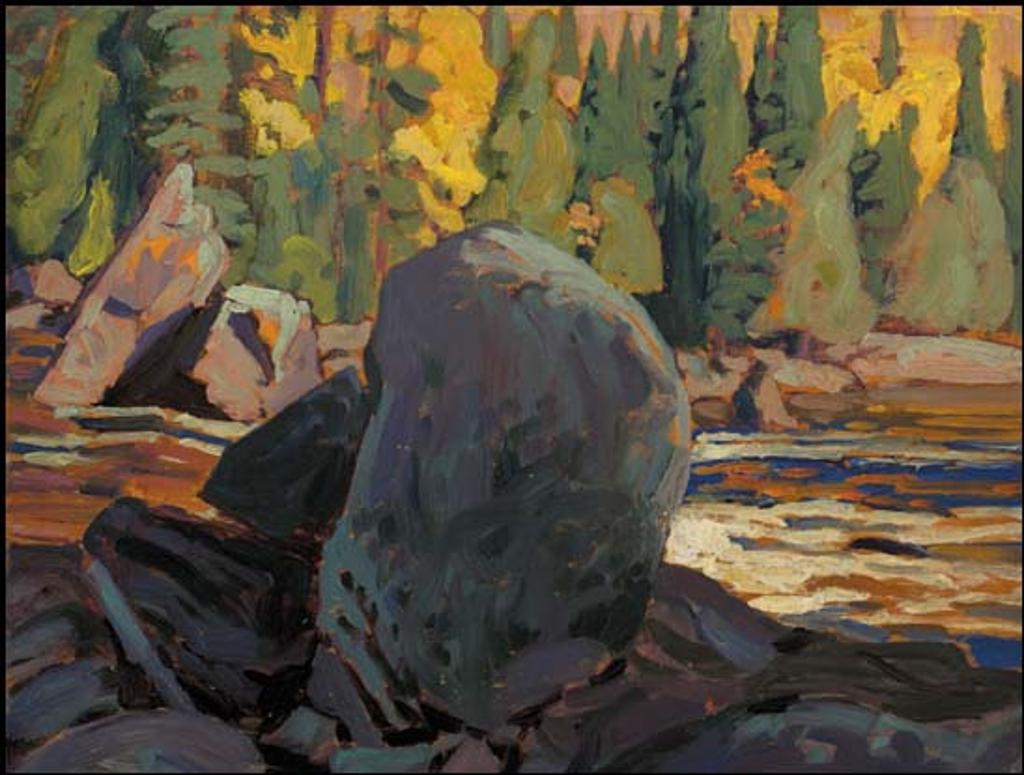 Lawren Stewart Harris (1885-1970) - Big Rock, Algoma