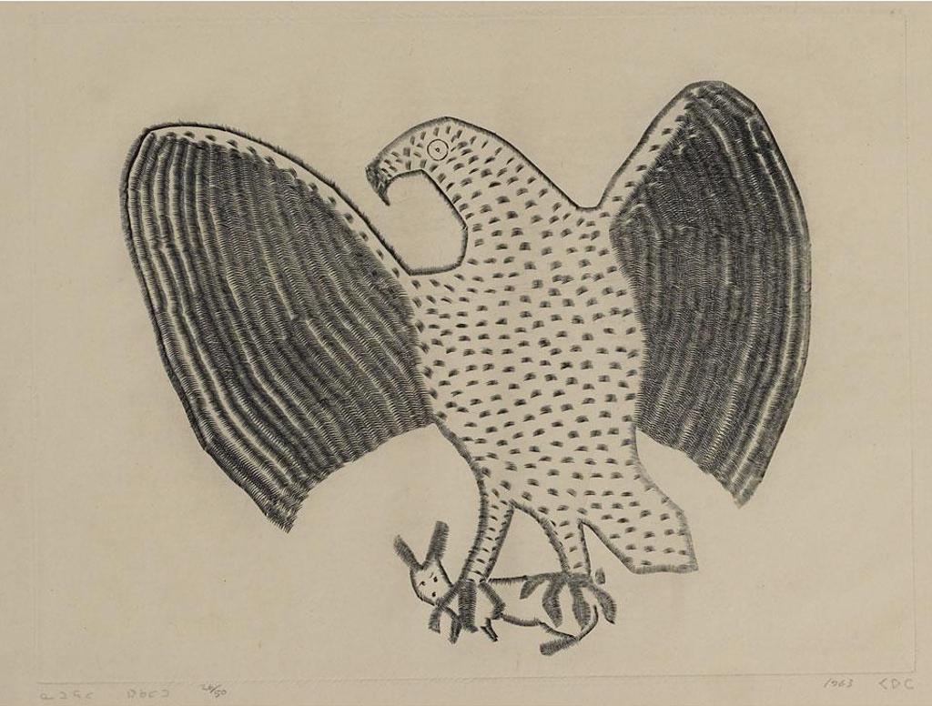 Pauta Saila (1916-2009) - Eagle With Rabbit