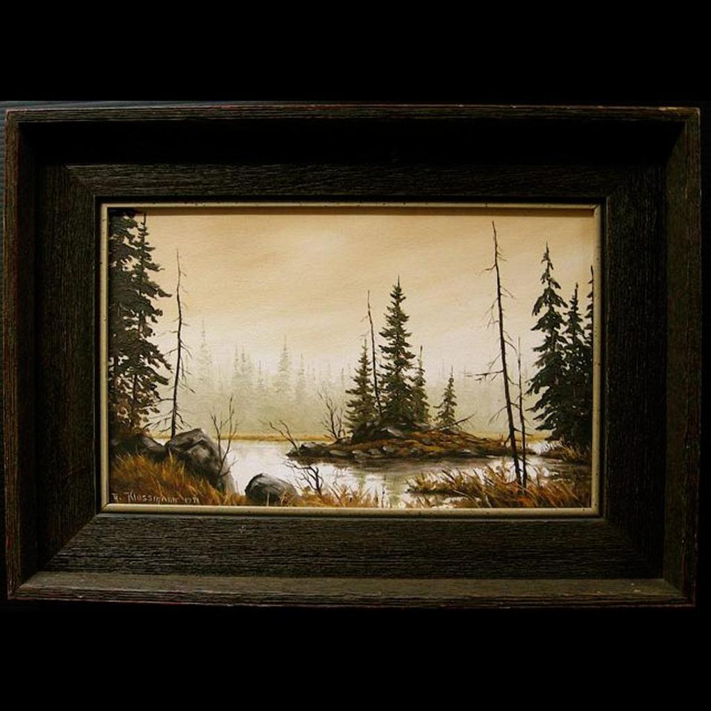Albert Klussmann - N. Ontario Swamp; Winter Sunset