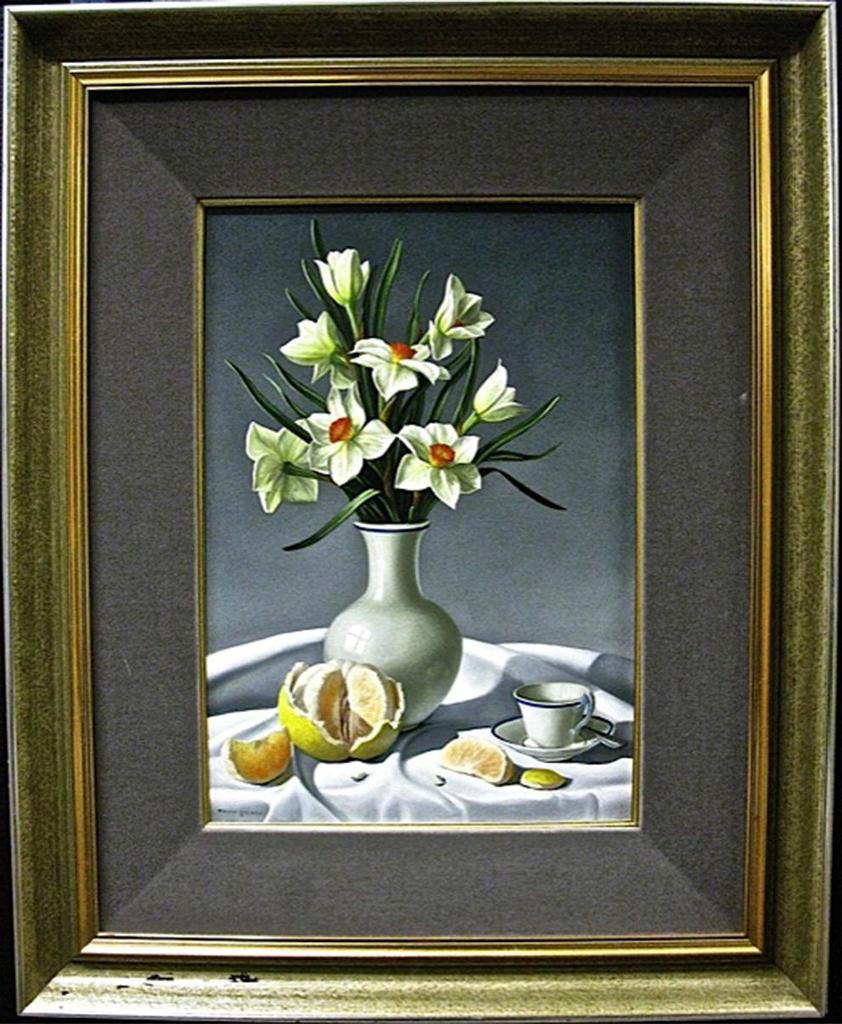 Paul André (1933-1983) - Still Life (Daffodils, Grapefruit And Tea)
