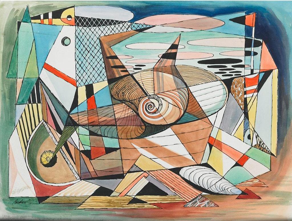 Jack Beder (1910-1987) - Souvenirs Of New Brunswick, 1946