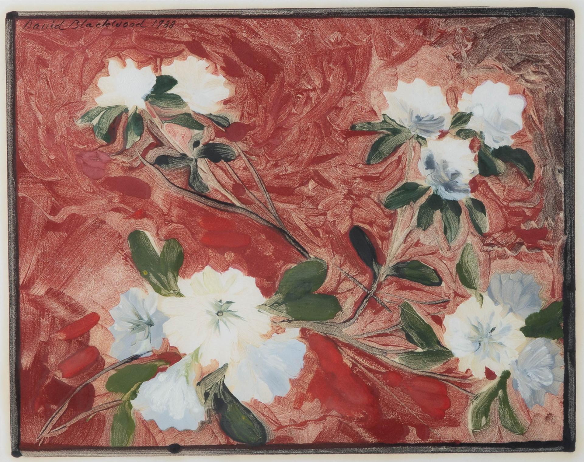 David Lloyd Blackwood (1941-2022) - White Azalea, 1988
