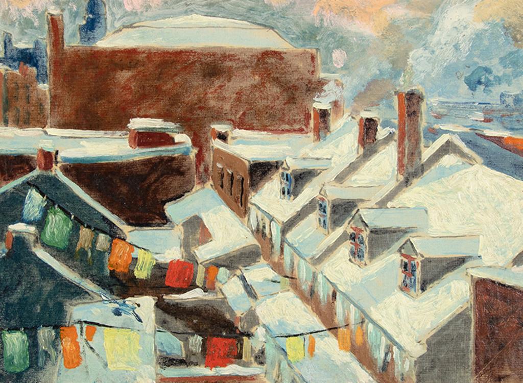 Marc-Aurèle Fortin (1888-1970) - Toits de Montréal