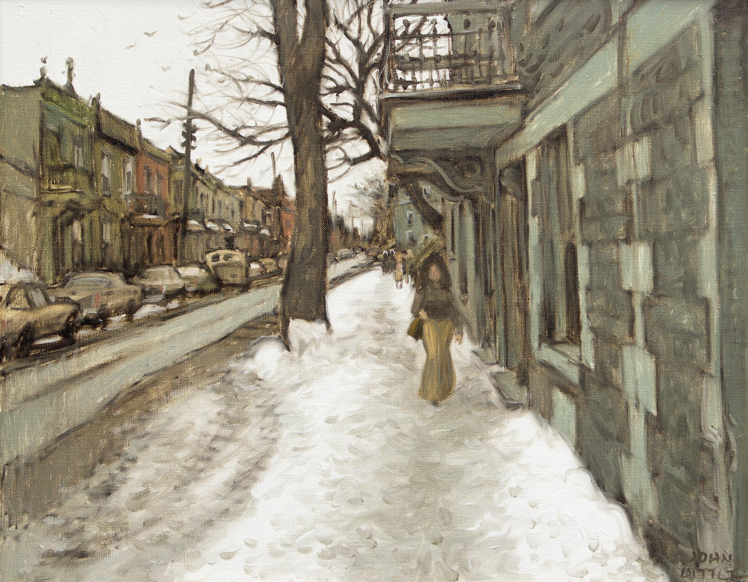 John Geoffrey Caruthers Little (1928-2024) - Jeune fille, rue Rivard, Montréal, 1974