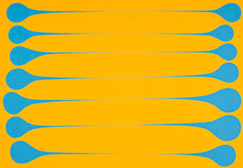 Harold Barling Town (1924-1990) - Tangerine Blue Stretch