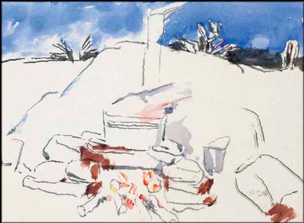 David Browne Milne (1882-1953) - Syrup Making, Six Mile Lake, Muskoka, Ontario
