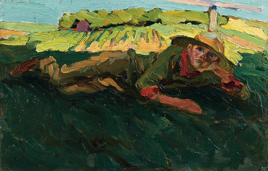 Thomas John (Tom) Thomson (1877-1917) - Daydreaming (Portrait of Thoreau MacDonald)