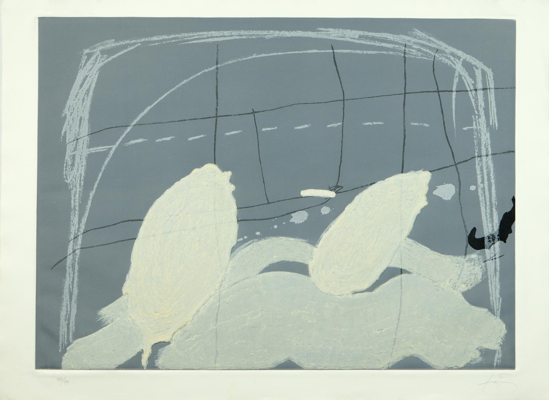 Antoni Tàpies (1923-2012) - Aparicions 5 (de/from Aparicions), 1982