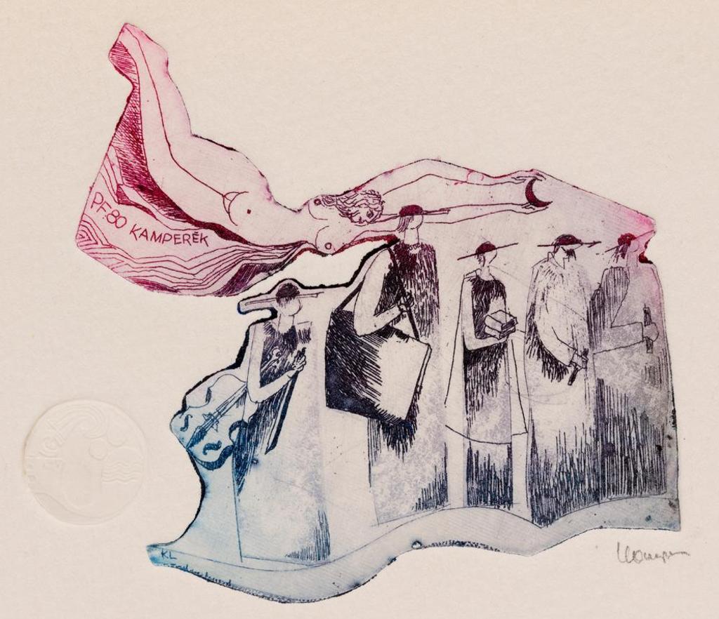 Lajos Kamper (1949) - Untitled - Artist and Floating Muse