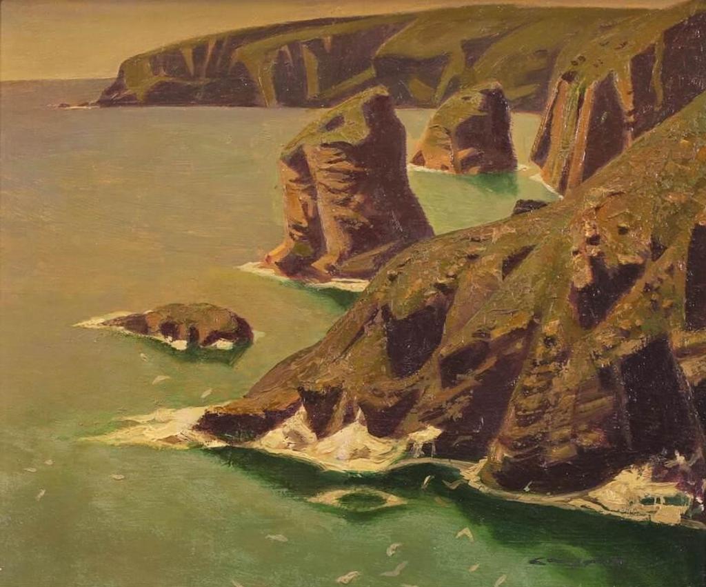 Charles Fraser Comfort (1900-1994) - Bedruthen Steps Ii, Near Padstowe, Cornwall, England