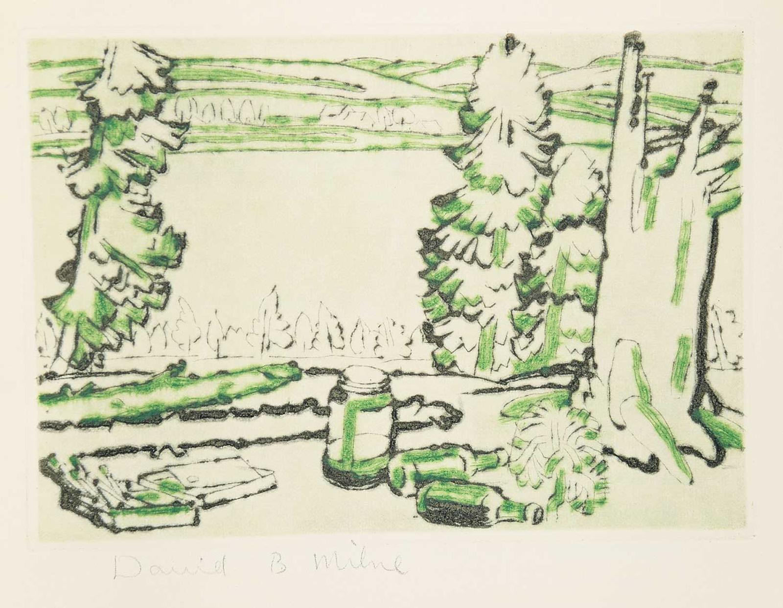 David Browne Milne (1882-1953) - Painting Place / Hilltop