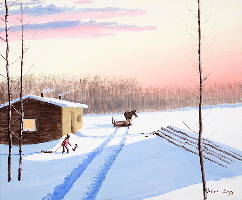 Allen Fredrick Sapp (1929-2015) - Hauling Wood