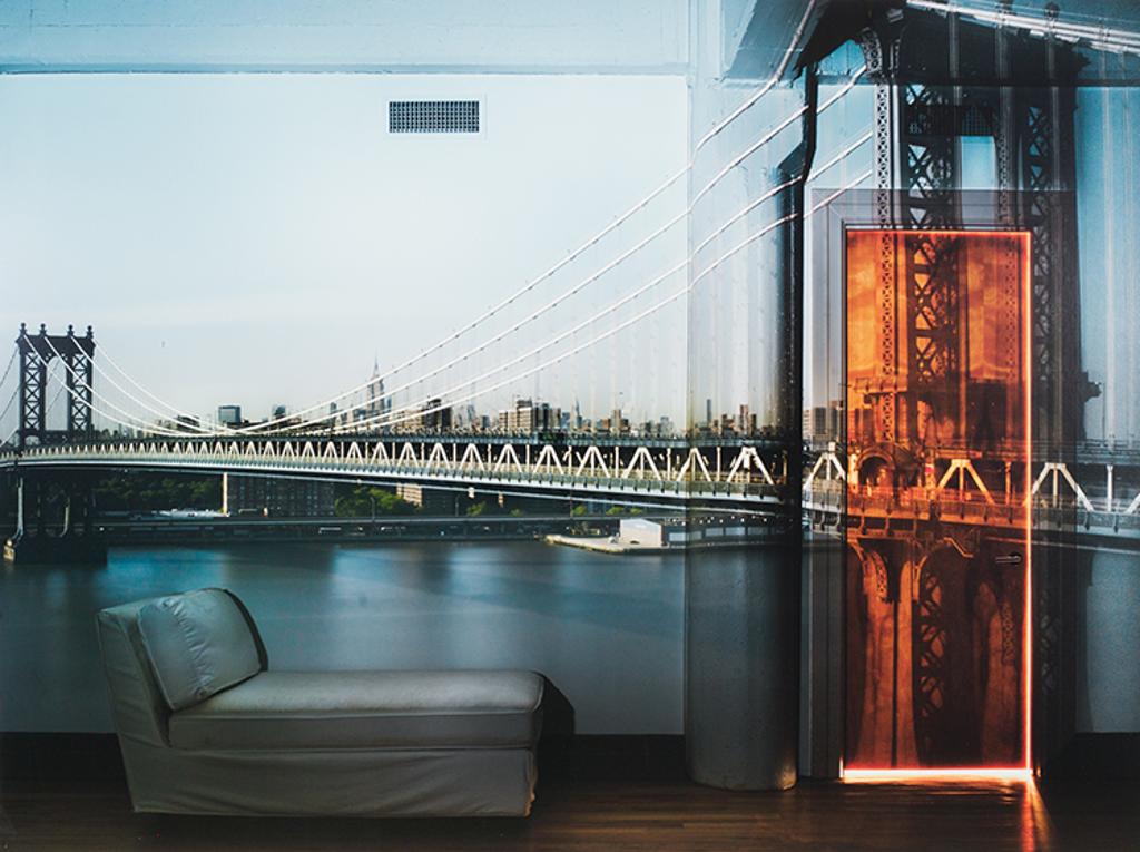 Abelardo Morell - View of the Manhattan Bridge - April 30th / Afternoon 2010