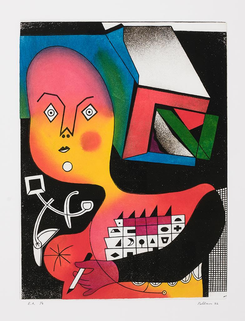 Alfred Pellan (1906-1988) - L'élève, du livre d'artiste 