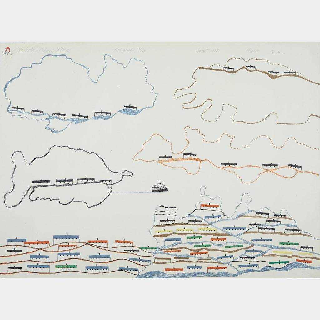 Pudlo Pudlat (1916-1992) - The Settlement From A Distance