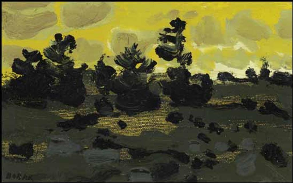 Bruno Joseph Bobak (1923-2012) - Young Pines
