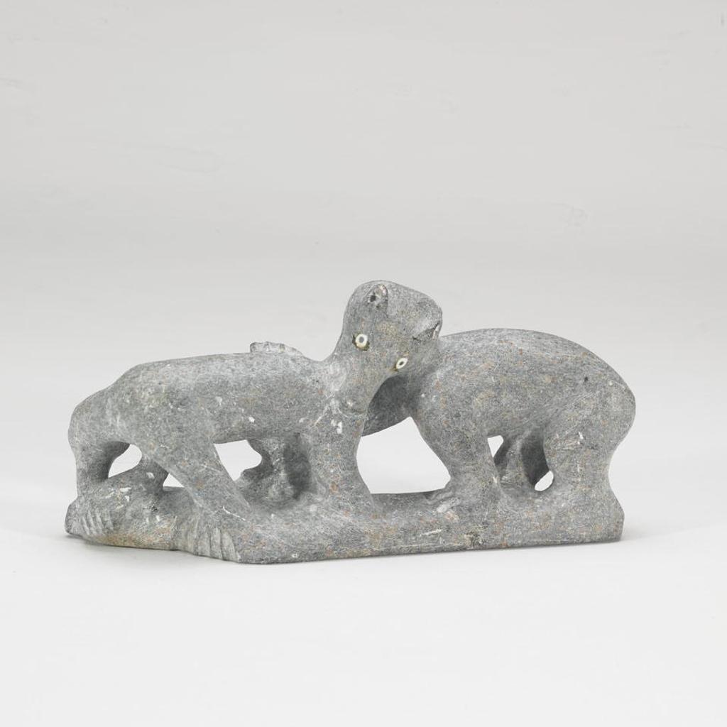 Silas Aittauq (1933) - One Bear Eating Another