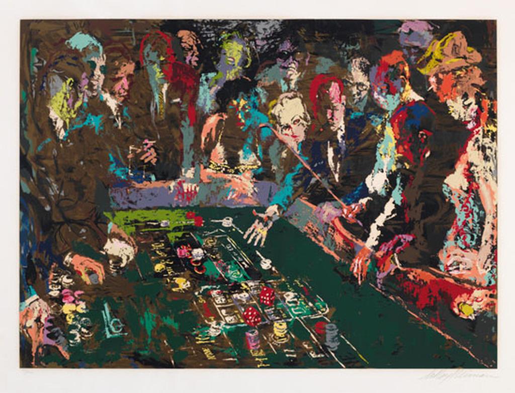 Leroy Neiman (1926-2012) - Vegas Craps