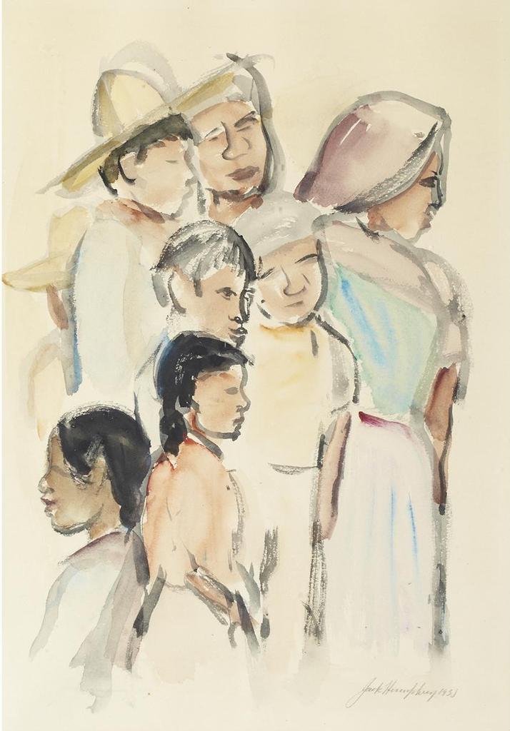 Jack Weldon Humphrey (1901-1967) - Study Of Figures, 1928
