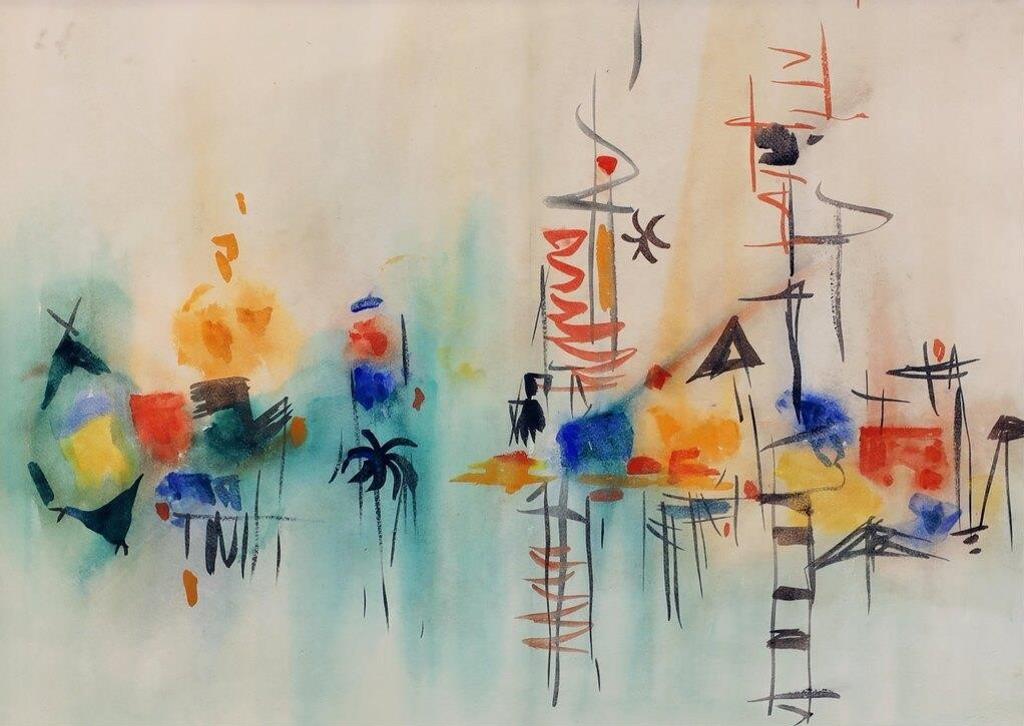 Janet Mitchell (1915-1998) - Waterfront Impressions