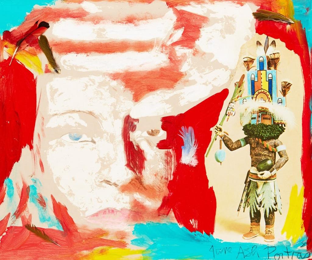 Jane Ash Poitras (1951) - Untitled Portrait