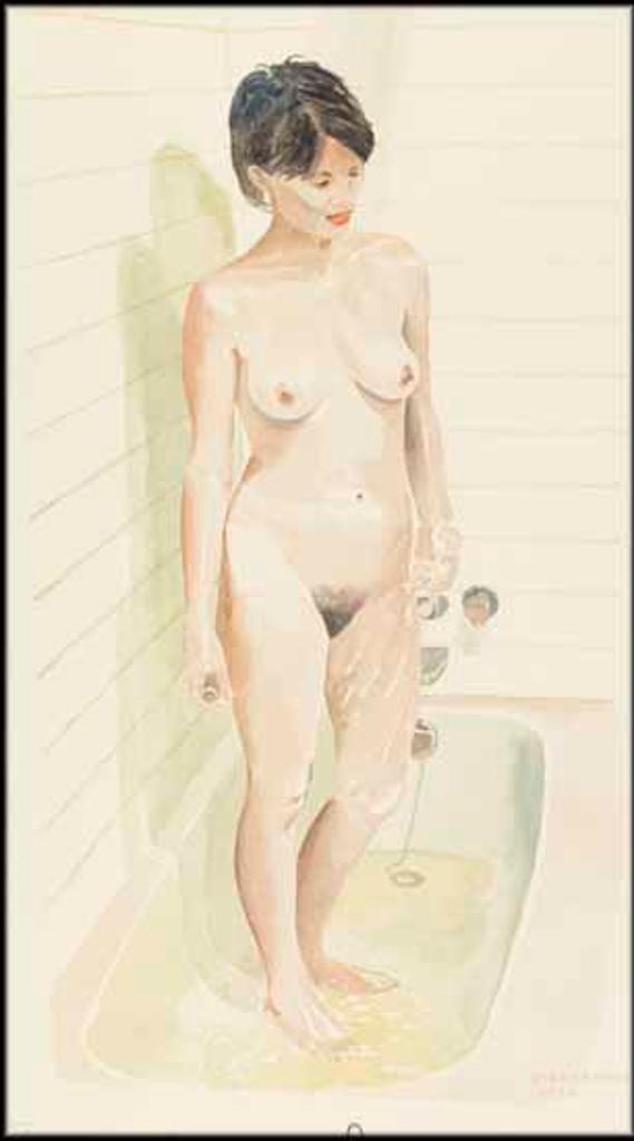Mary Frances West Pratt (1935-2018) - Donna: Girl Standing in a Tub