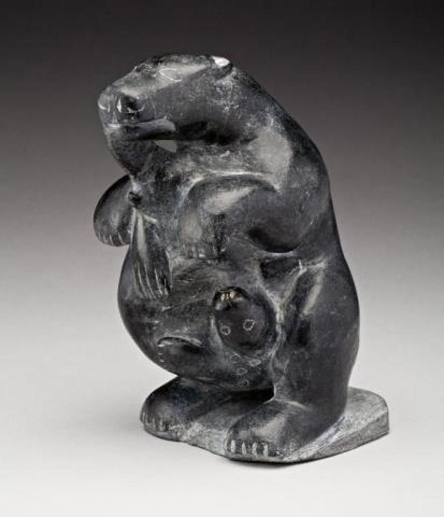 Davidialuk Alasua Amittu (1910-1976) - Puvirnituq, Bear and Seal, ca. mid-late 1960s