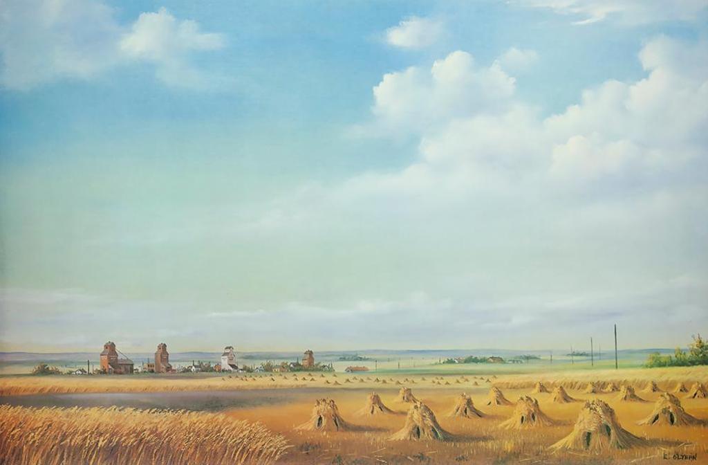 Eleanor Oltean (1924-2016) - Untitled - Prairie Harvest