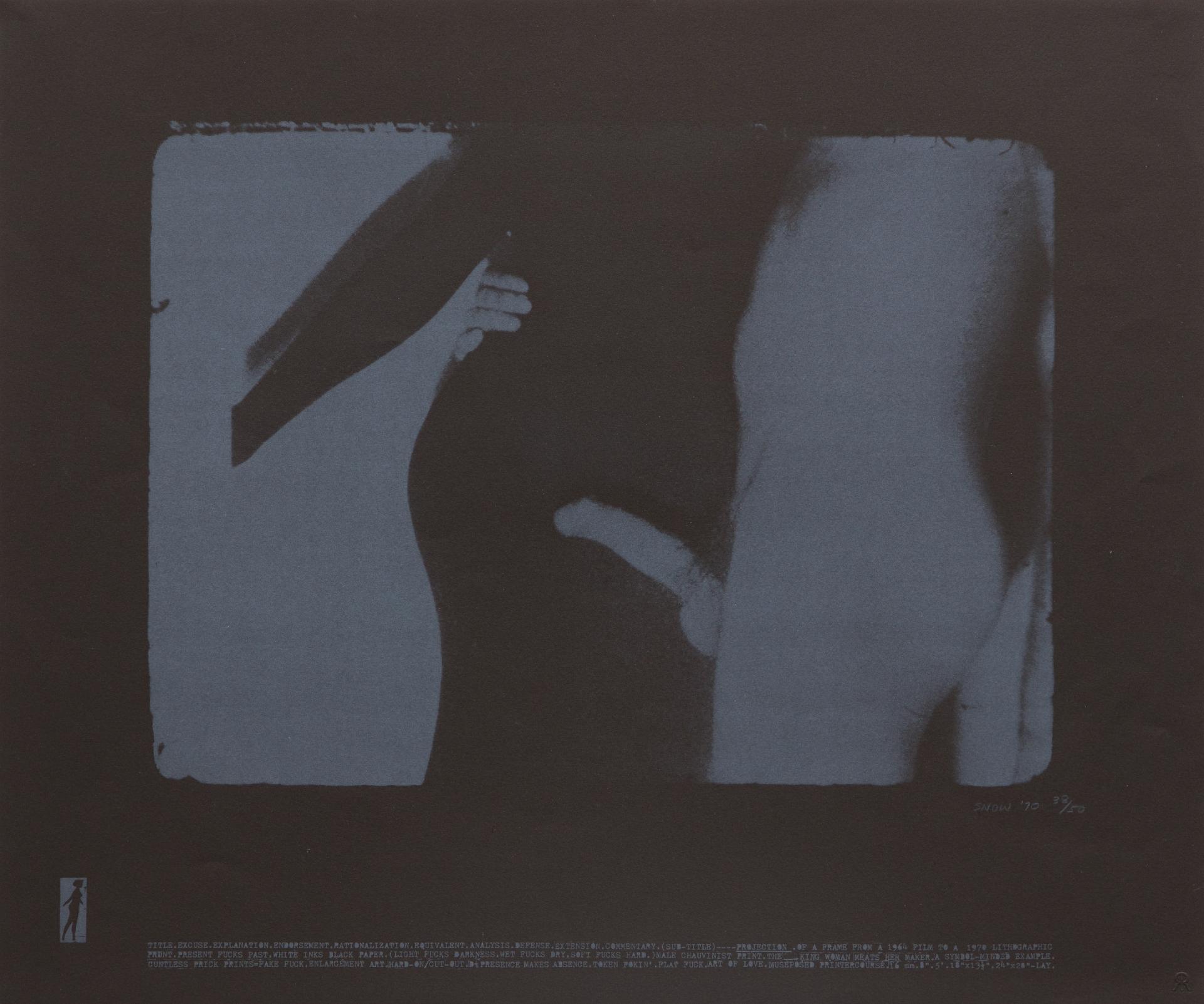 Michael James Aleck Snow (1929-2023) - Excuse, 1970