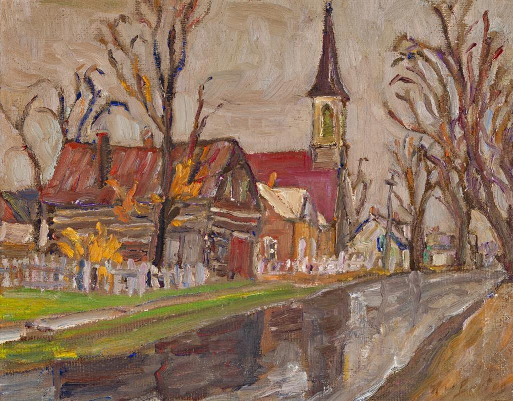 Ralph Wallace Burton (1905-1983) - Gray Wet November Day, Ashton, Ont