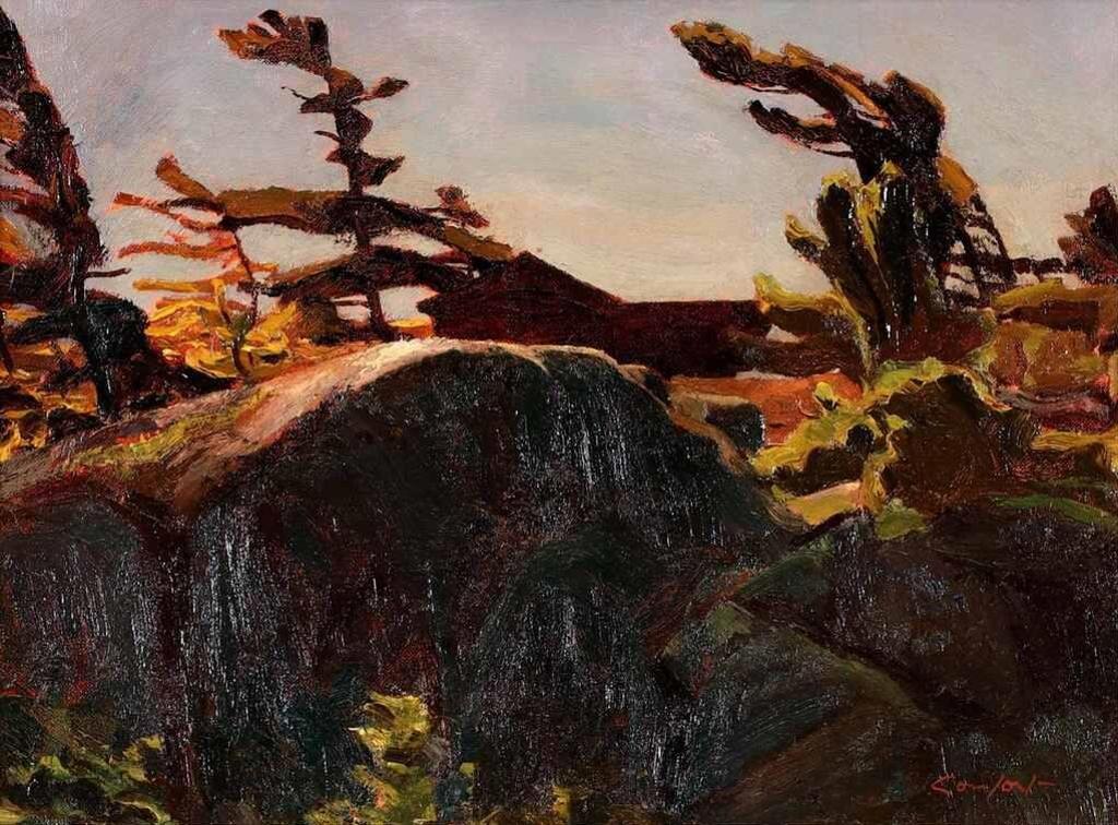 Charles Fraser Comfort (1900-1994) - Summer Cabin, Georgian Bay; 1958