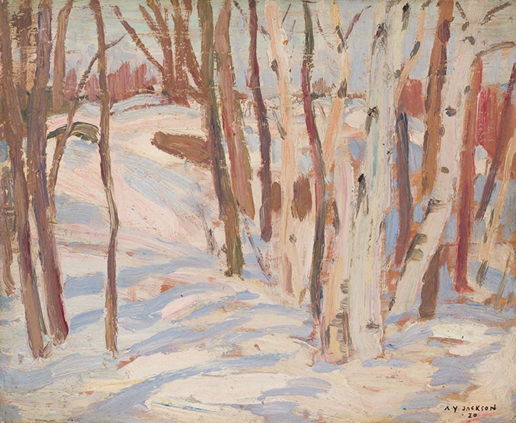 Alexander Young (A. Y.) Jackson (1882-1974) - Birches, Bone Island