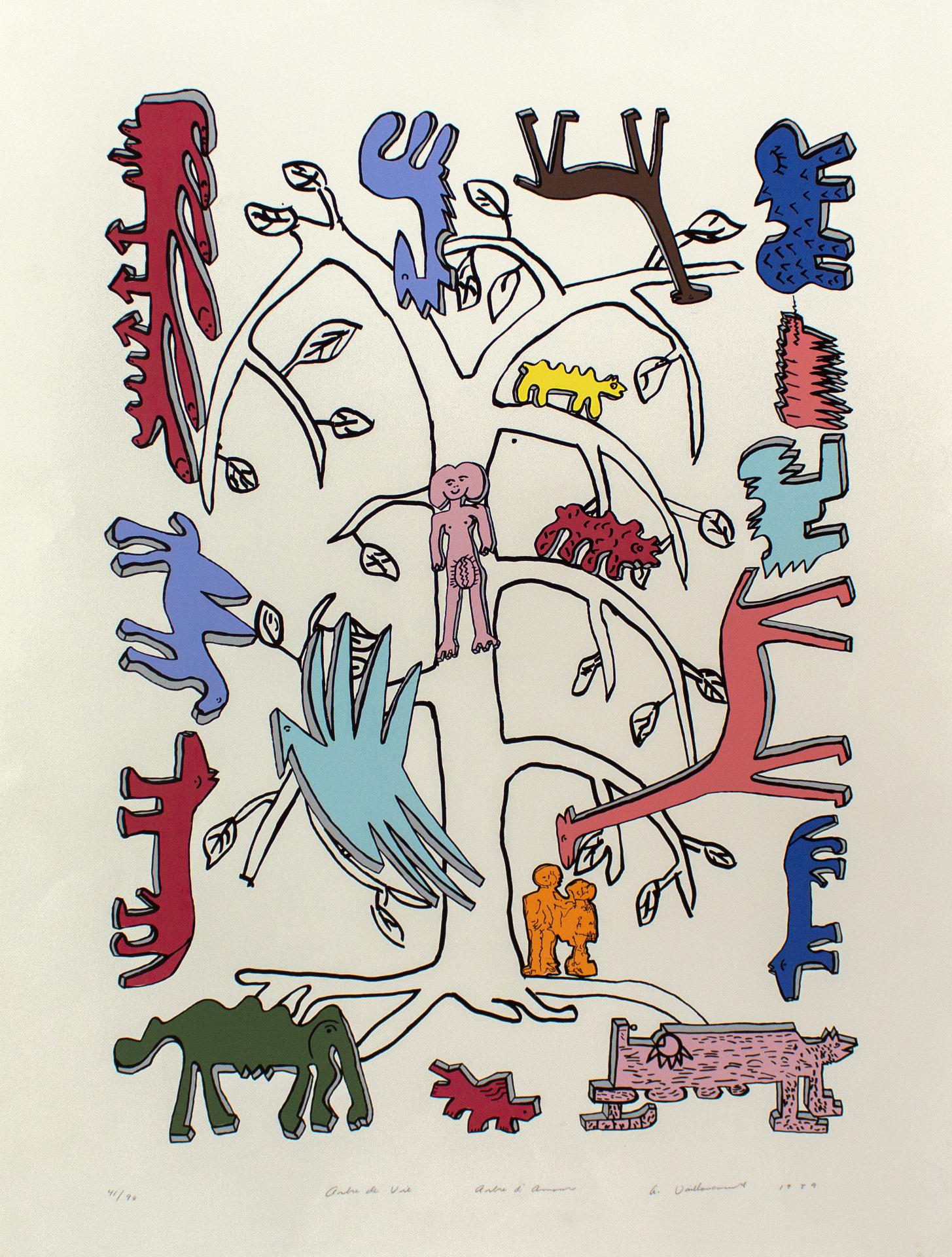 Armand Vaillancourt (1929) - Arbre de vie, arbre d'amour, 1989