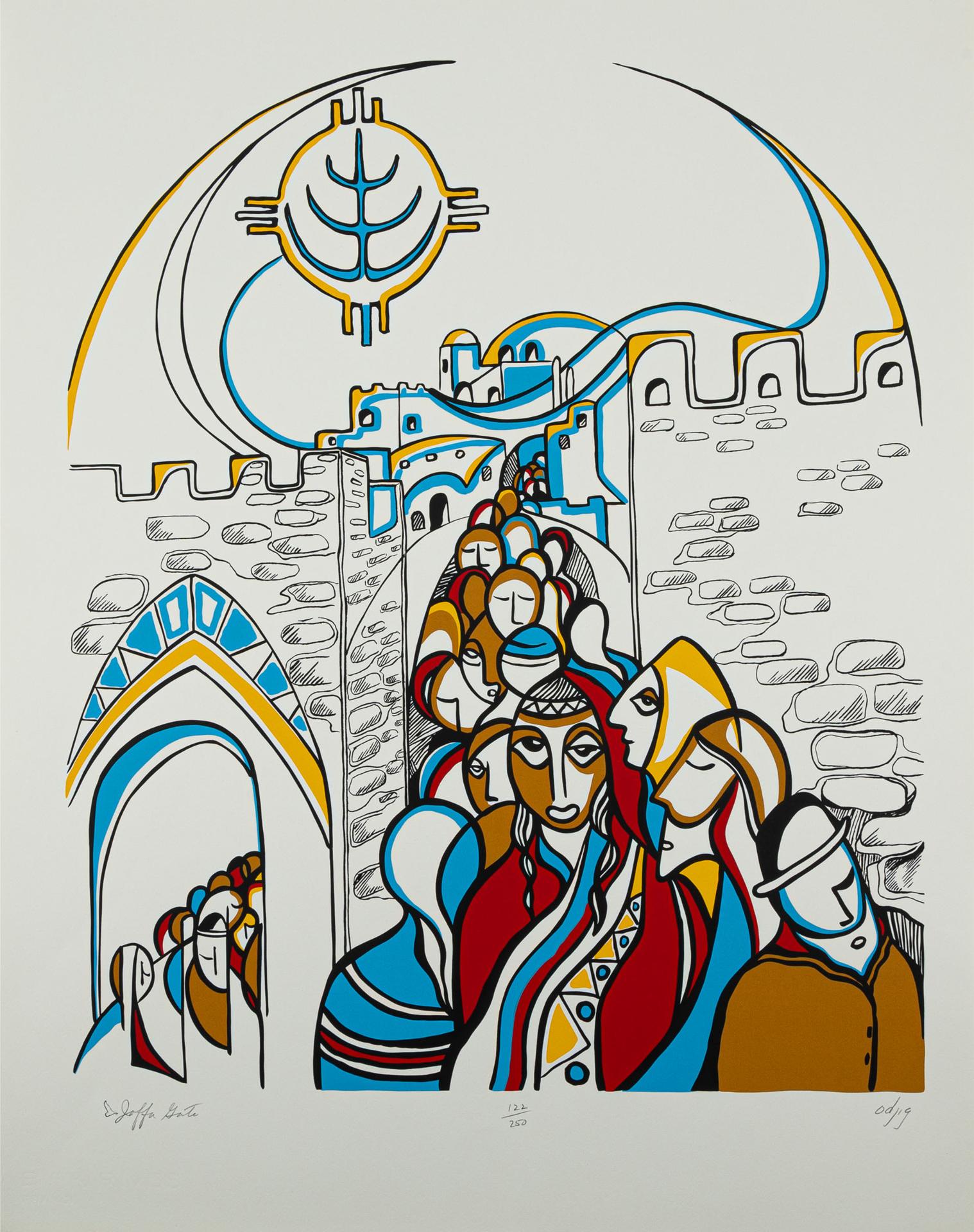 Daphne Odjig (1919-2016) - Jaffa Gate