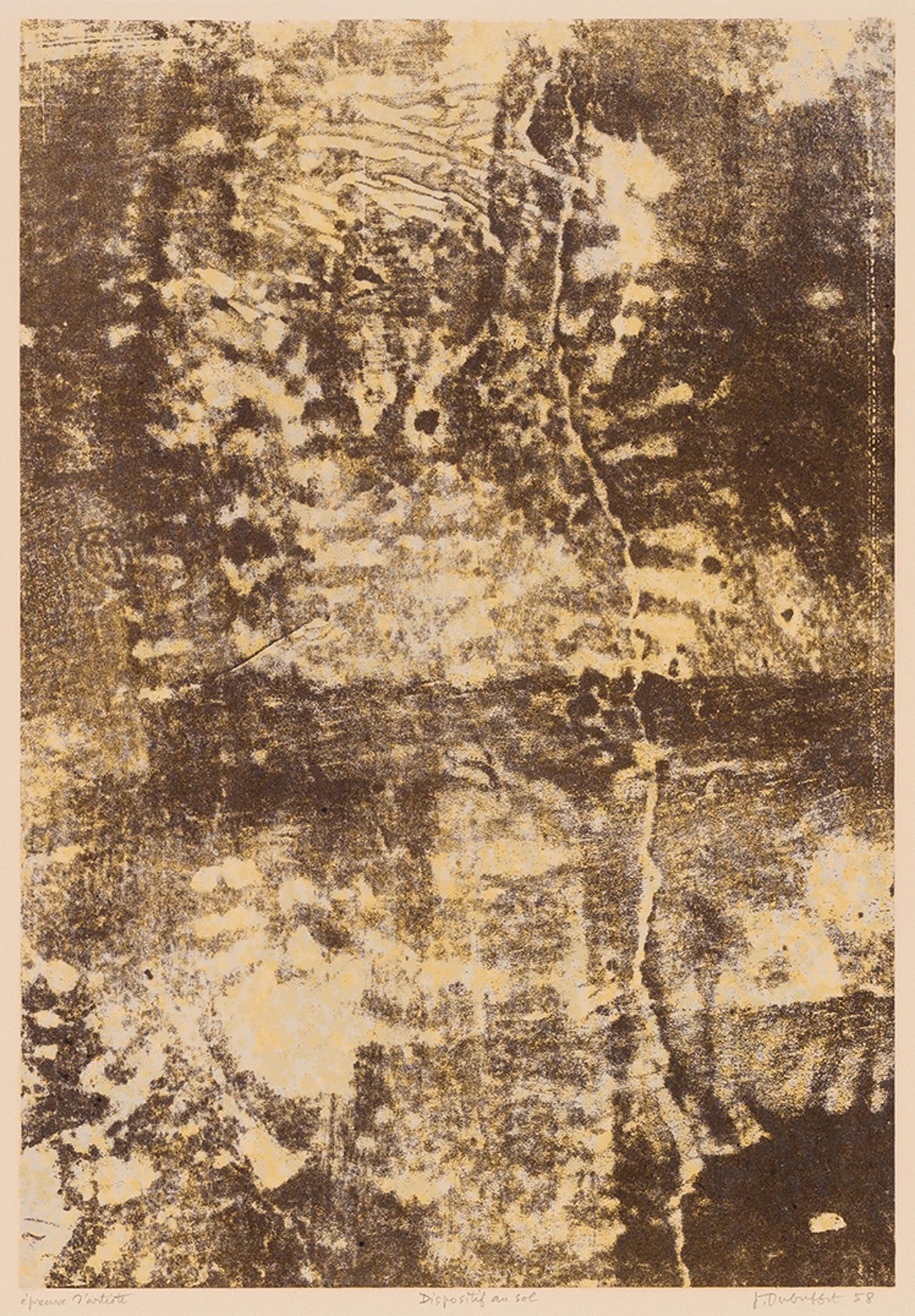 Jean Dubuffet (1901-1985) - Dispositif au sol